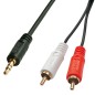 Lindy Audio Cable 2Xphono 3,5 Mm /2M Lindy Audio Cable 2Xphono 3,5 Mm /2M